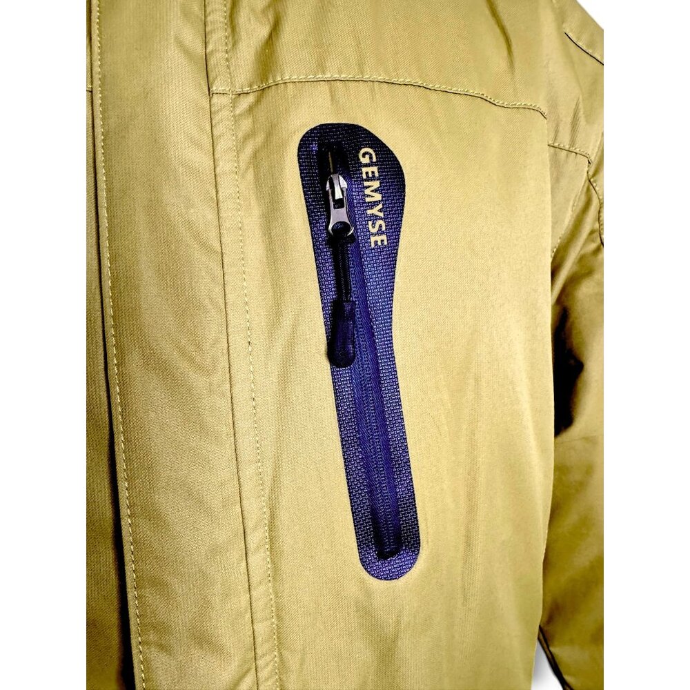 GEMYSE Men’s Waterproof Insulated Winter Ski Jacket Size M Olive‑Brown - Picture 10 of 14